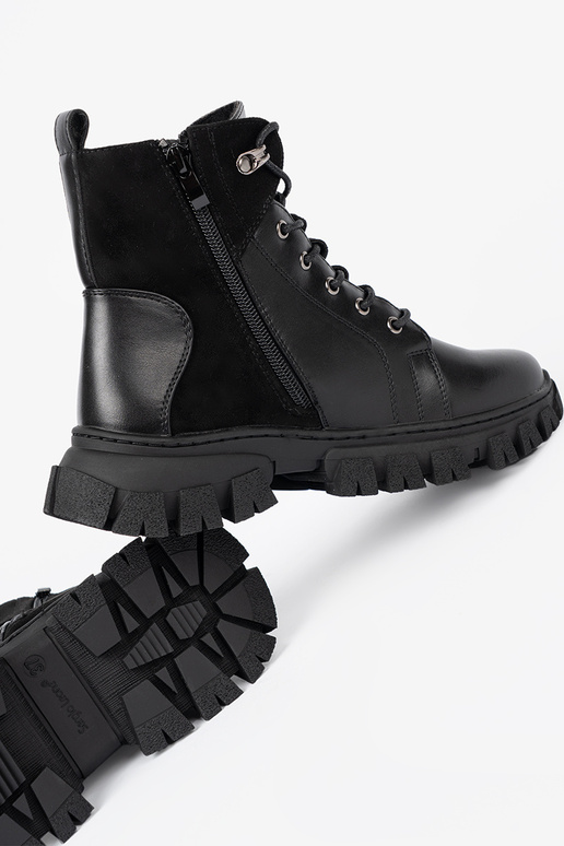 couleur noire chaussures z masyÀną podeszÀą i suÀakiem Sergio Leone