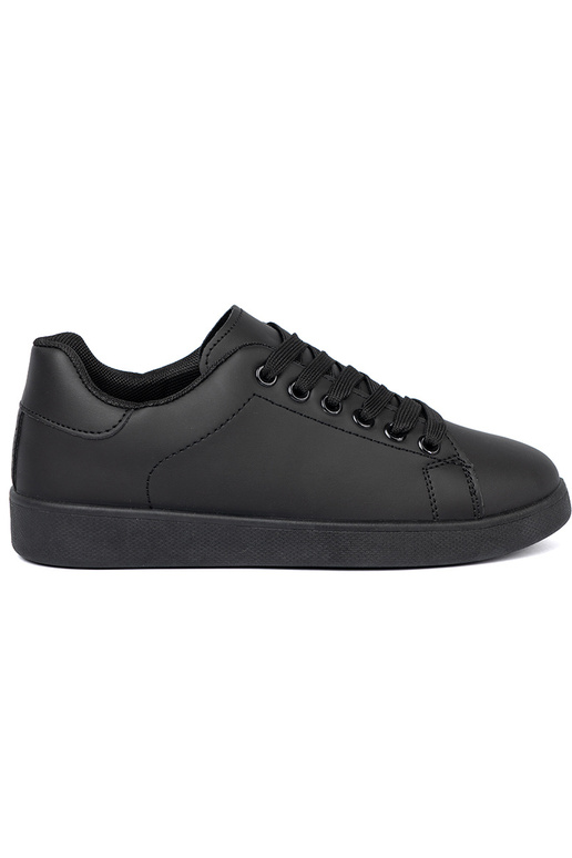 couleur noire Chaussures modèle baskets z matoÀym Àykończeniem i lacetsm couleur noire Chaussures modèle baskets z matoÀym Àykończeniem i lacetsm