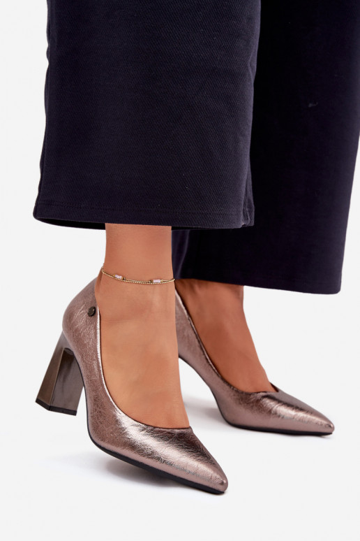 Chaussures à talons hauts Vinceza 62252 couleur grise