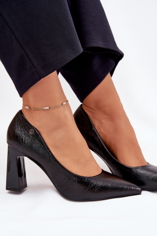 Chaussures à talons hauts Vinceza 62252 couleur noire