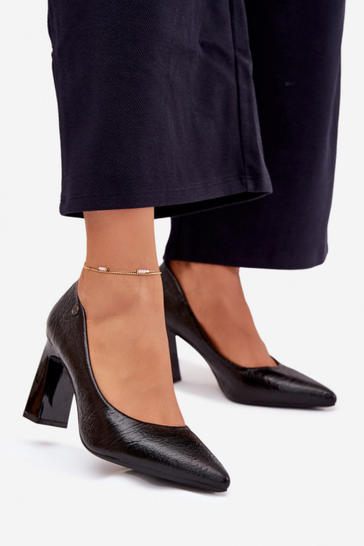 Chaussures à talons hauts Vinceza 62252 couleur noire