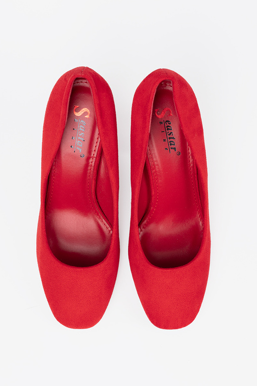 Modèle classique Rouge talons hauts z zaokrąglonym noskiem Modèle classique Rouge talons hauts z zaokrąglonym noskiem