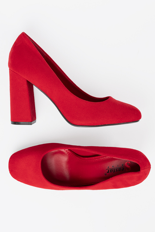 Modèle classique Rouge talons hauts z zaokrąglonym noskiem Modèle classique Rouge talons hauts z zaokrąglonym noskiem