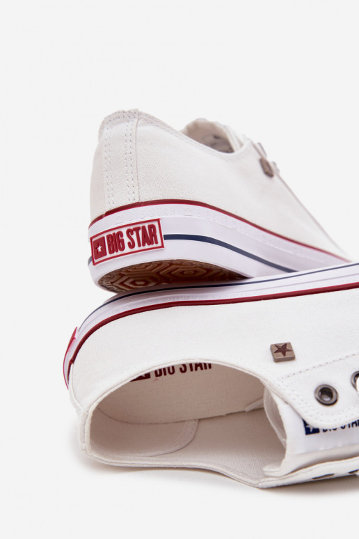 Chaussures décontractées pour hommes Faible  Big Star DD174500 couleur blanche