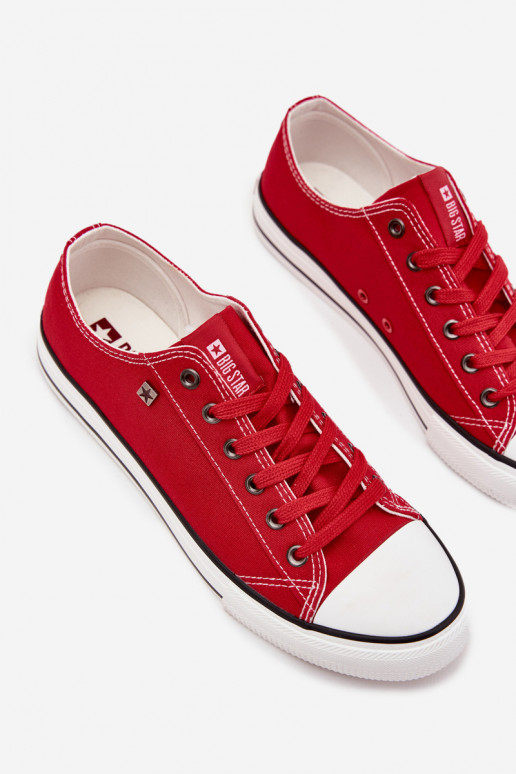 Chaussures décontractées pour hommes Faible  Big Star DD174502 couleur rouge