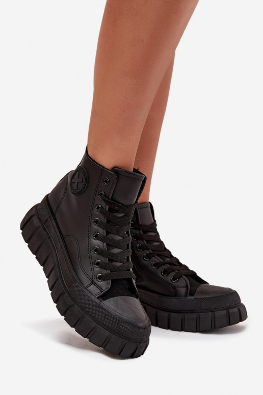 réchauffer chaussures de loisirs à semelles Féminin avec une plateforme Verrouillage couleur noire Sarira réchauffer chaussures de loisirs à semelles Féminin avec une plateforme Verrouillage couleur noire Sarira