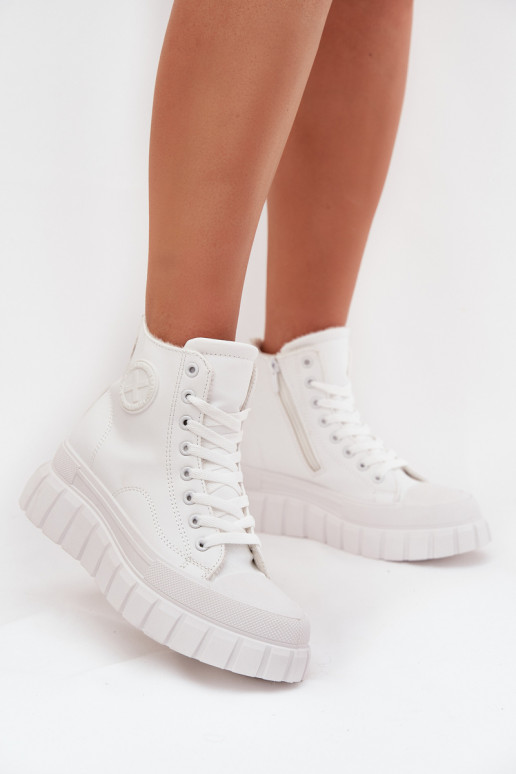 réchauffer chaussures de loisirs à semelles Féminin avec une plateforme Verrouillage couleur blanche Sarira réchauffer chaussures de loisirs à semelles Féminin avec une plateforme Verrouillage couleur blanche Sarira