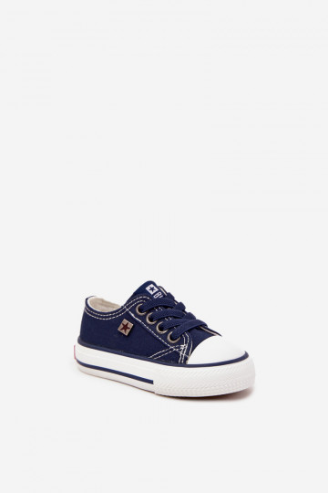 Puéril Modèle classique chaussures décontractées Big Star DD374162 bleu foncé