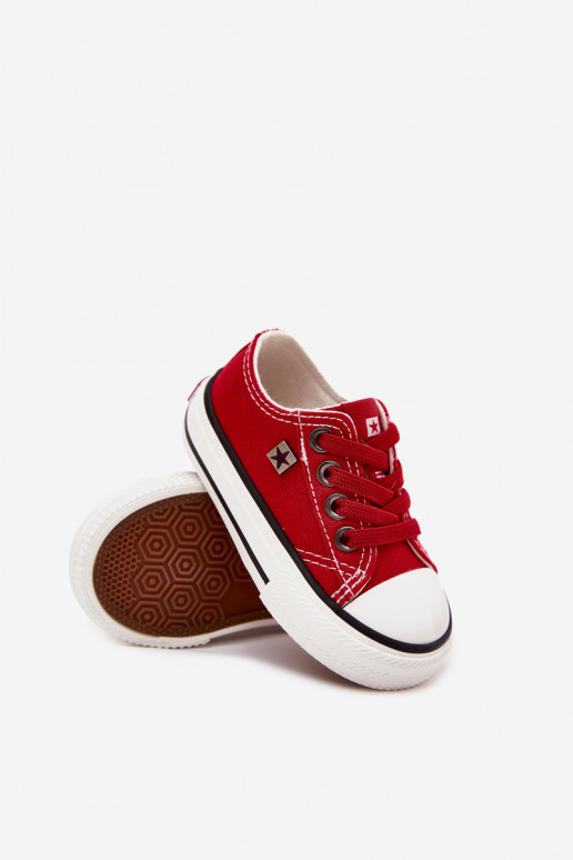 Puéril Modèle classique chaussures décontractées Big Star DD374161 couleur rouge
