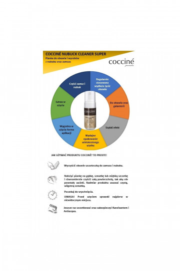 Coccine Mousse nettoyante pour daim et textiles Nubuck Nettoyant Nubuck 2