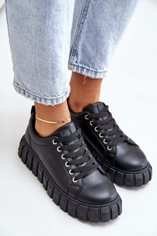 réchauffer Chaussures modèle baskets Féminin Big Star MM274617 couleur noire réchauffer Chaussures modèle baskets Féminin Big Star MM274617 couleur noire