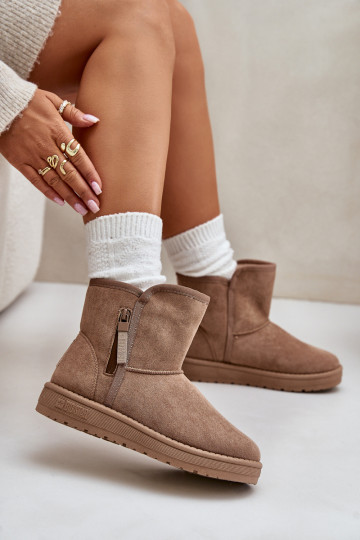 Bottes de neige Féminin Big Star OO274A165 beige 2