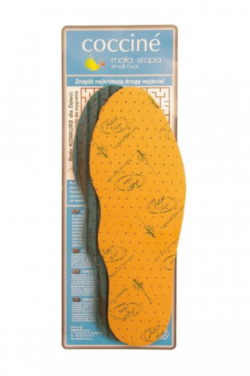 Coccine semelles pour enfants en aloe vera taille 19-35