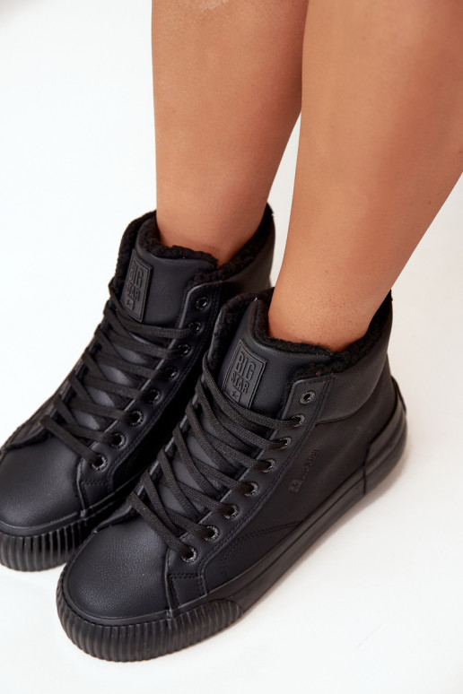 réchauffer Chaussures de loisirs avec une plateforme Big Star OO274796 couleur noire