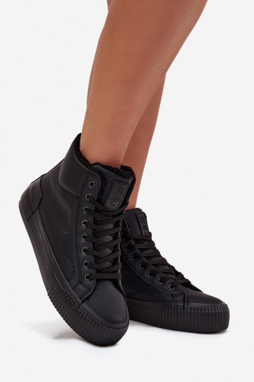 réchauffer Chaussures de loisirs avec une plateforme Big Star OO274796 couleur noire