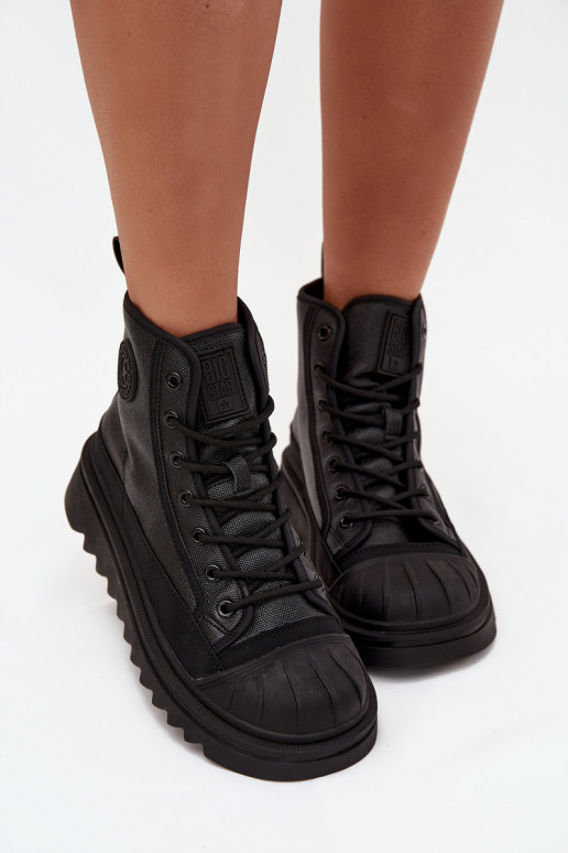 chaussures de loisirs à semelles Féminin réchauffer Big Star OO274A355 couleur noire