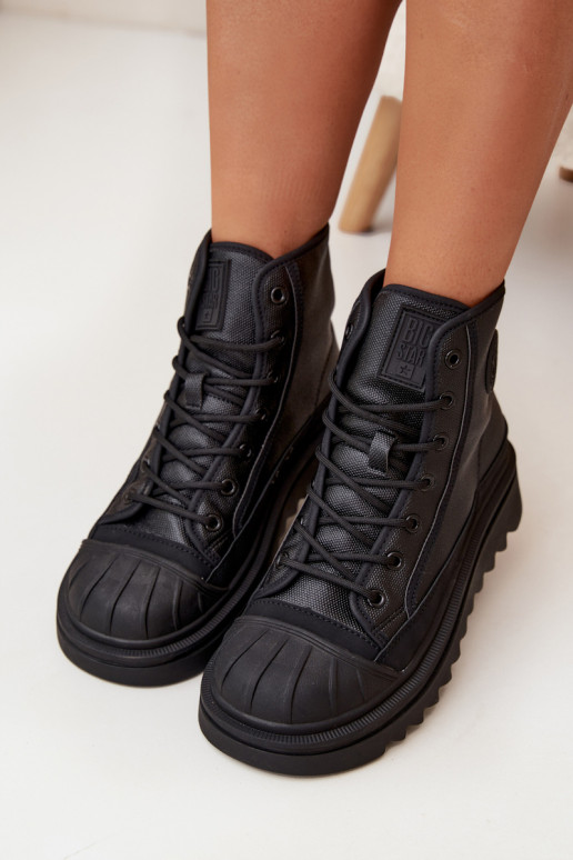 chaussures de loisirs à semelles Féminin réchauffer Big Star OO274A355 couleur noire