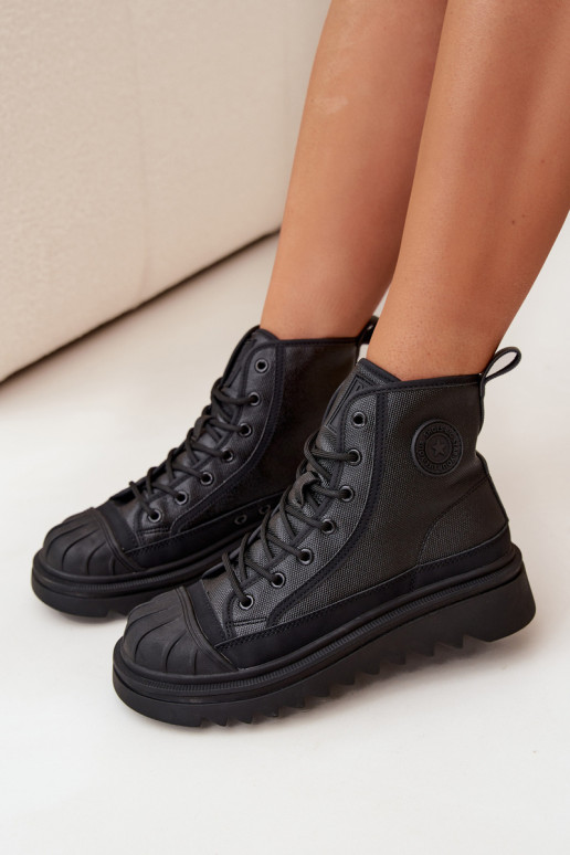 chaussures de loisirs à semelles Féminin réchauffer Big Star OO274A355 couleur noire