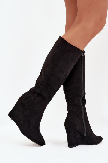 réchauffer bottes pour femmes Sur un coin couleur noire Rosina 2