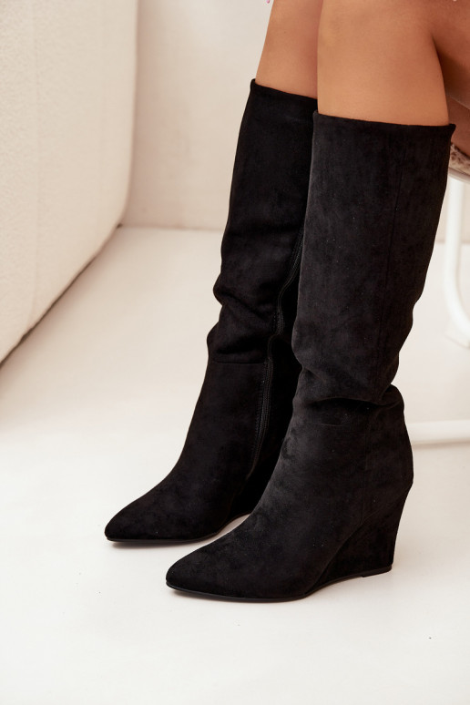 réchauffer bottes pour femmes Sur un coin couleur noire Rosina