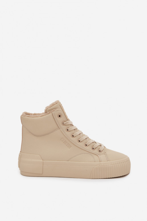 réchauffer Chaussures de loisirs avec une plateforme Big Star OO274795 beige