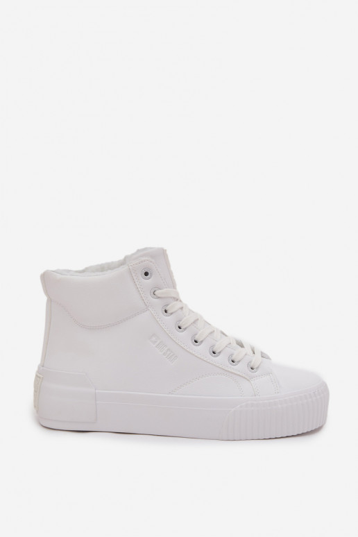 réchauffer Chaussures de loisirs avec une plateforme Big Star OO274794 couleur blanche