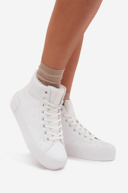 réchauffer Chaussures de loisirs avec une plateforme Big Star OO274794 couleur blanche