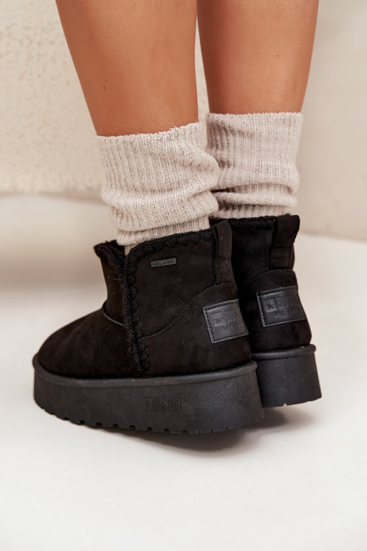Bottes de neige Féminin avec une plateformePrzeszyciami Big Star SS274128 couleur noire
