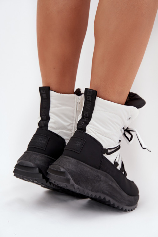 Bottes de neige Féminin Au Château Big Star SS274060 Blanc-couleur noire