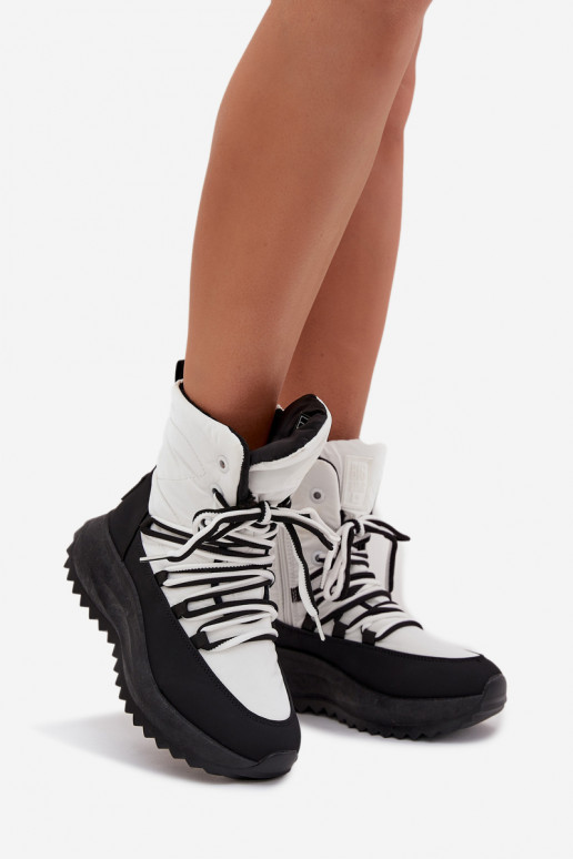 Bottes de neige Féminin Au Château Big Star SS274060 Blanc-couleur noire