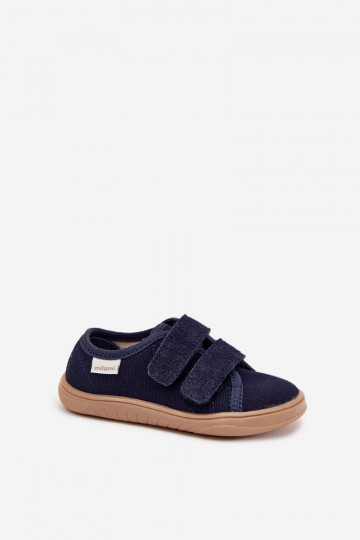 Claquettes bleu marine "Barefoot" pour garçons "Sklandžiai" Milami Saphira