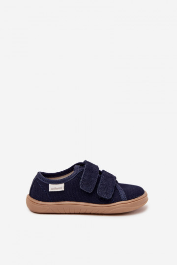 Claquettes bleu marine "Barefoot" pour garçons "Sklandžiai" Milami Saphira 2