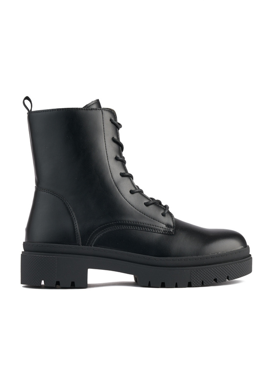 couleur noire lacé Chaussures de femme