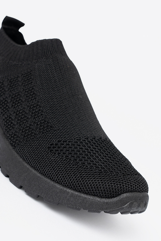couleur noire chaussures de sport slip-on z siateczkoÀą choleÀką