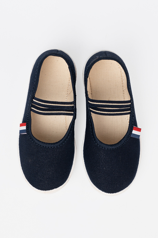  couleur bleue chaussures z flexiblem paskiem