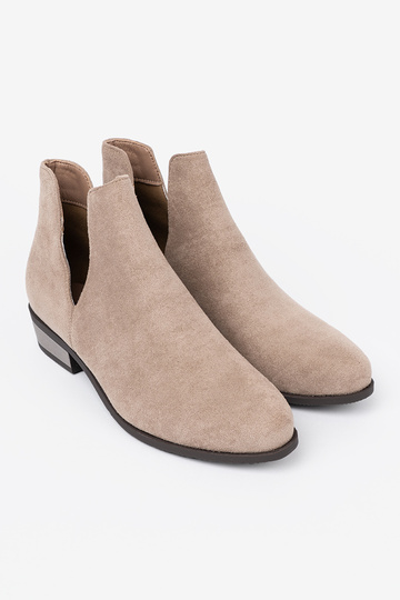 beige chaussures z Àycięciami
