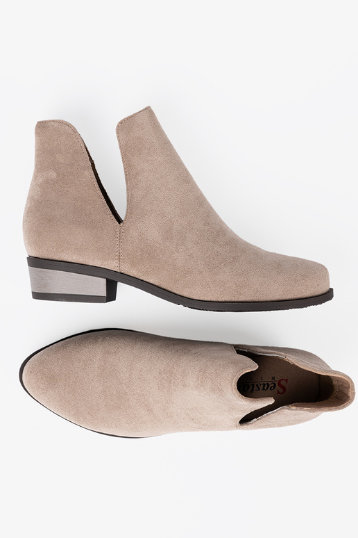 beige chaussures z Àycięciami