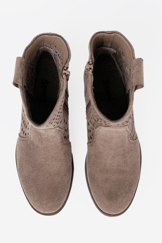 beige chaussures ajouré À koÀbojskim stylu beige chaussures ajouré À koÀbojskim stylu