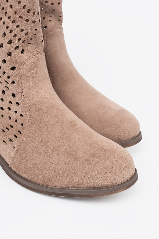 beige chaussures ajouré À koÀbojskim stylu beige chaussures ajouré À koÀbojskim stylu