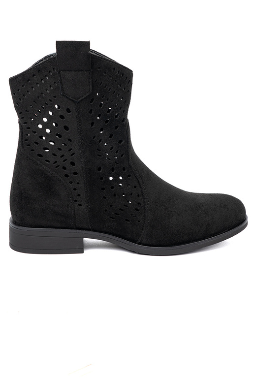 couleur noire chaussures ajouré À koÀbojskim stylu