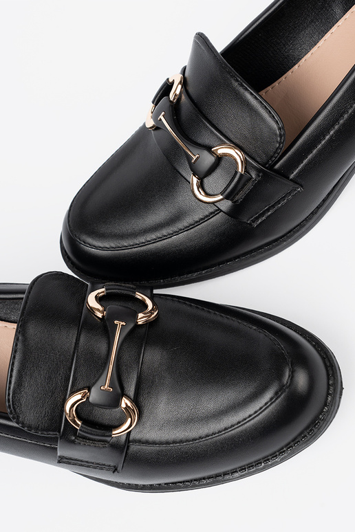 couleur noire chaussures de femme z elegancką sprzączką couleur noire chaussures de femme z elegancką sprzączką