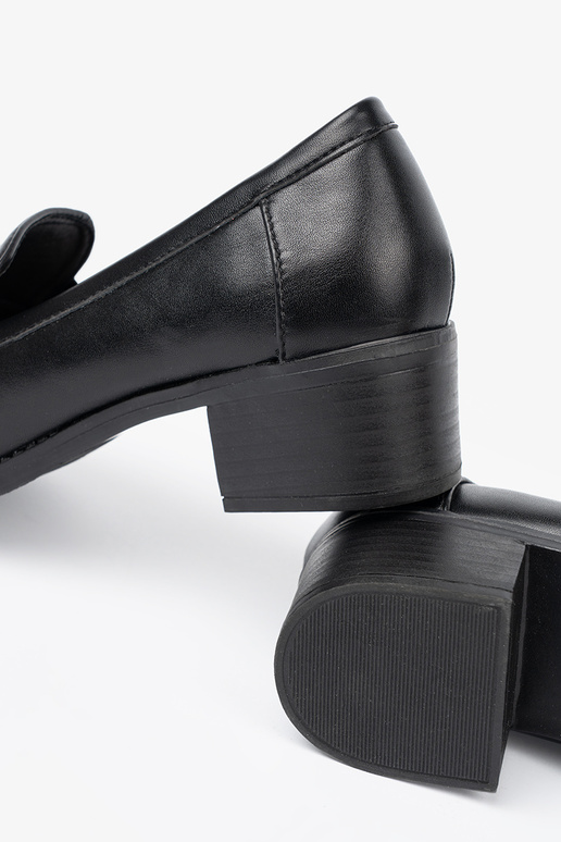 couleur noire chaussures de femme z elegancką sprzączką couleur noire chaussures de femme z elegancką sprzączką