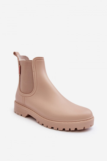 Faible Bottes en caoutchouc Féminin beige Birella
