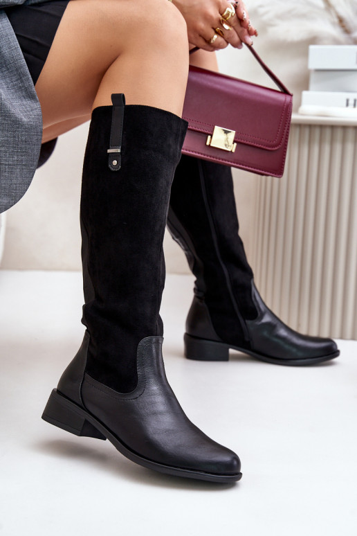 Féminin réchauffer bottes Contre la route Au Château couleur noire Ivasira