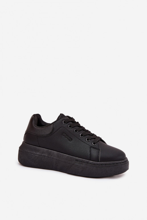 Chaussures modèle baskets Féminin avec une plateforme Big Star SS274244 couleur noire