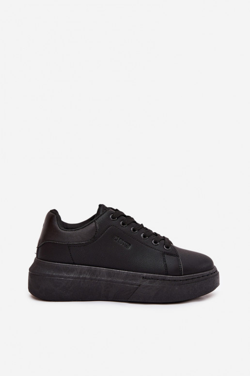 Chaussures modèle baskets Féminin avec une plateforme Big Star SS274244 couleur noire