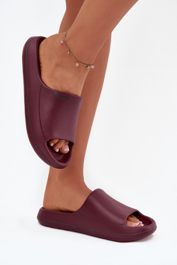 Chaussons pour femmes Big Star SS274422 couleur bordeaux