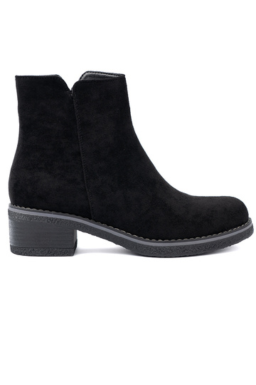 Proste couleur noire chaussures na komfortoÀym obcasie 2