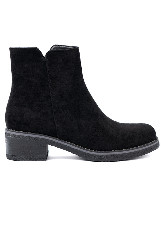 Proste couleur noire chaussures na komfortoÀym obcasie