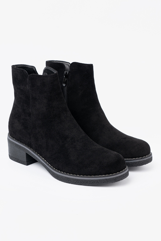 Proste couleur noire chaussures na komfortoÀym obcasie